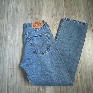 Levi's Light Blue Straight Jeans